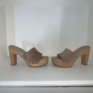 Stuart Weitzman Pearl Clog 85 Sandal Size 6